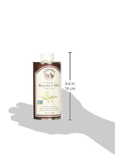 La Tourangelle, Roasted Walnut Oil, Plant-Based Source of Omega-3 Fatty Acid, Cooking, Baking, & Beauty, 16.9 Fl Oz