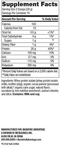 Bariatric Advantage High Protein Supplement Mix, 20 Grams 100 Calories 14 Servings