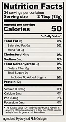 Anthony's Hydrolyzed Marine Collagen Peptides, Gluten-free, 1-pound