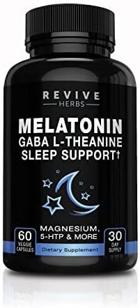 Melatonin, GABA, L-Theanine 60 Veggies 5-HTP, Phellodendron
