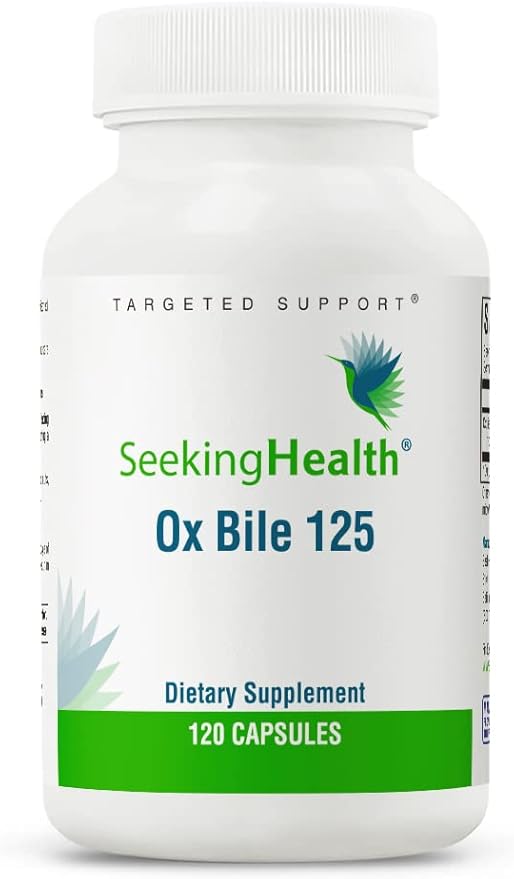 Seeking Health Ox Bile 125 120 Capsules