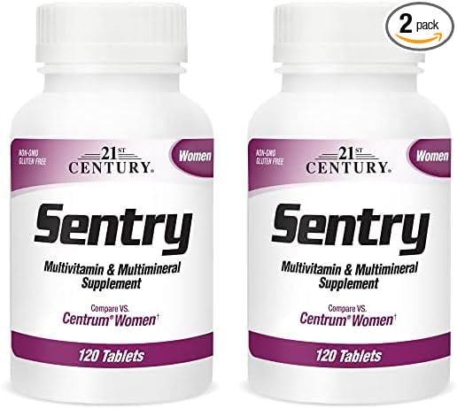 21st Century Sentry Women Multivitamin Tablets, 120 Count 2)