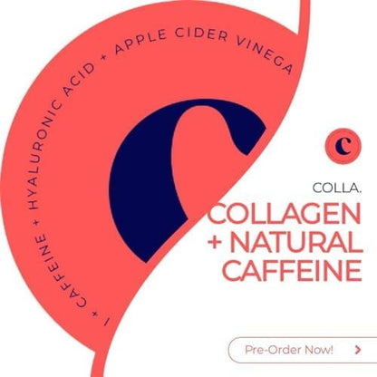 Collagen Peptides Powder with Natural Caffeine 18G Collagen Serving-30 Servings