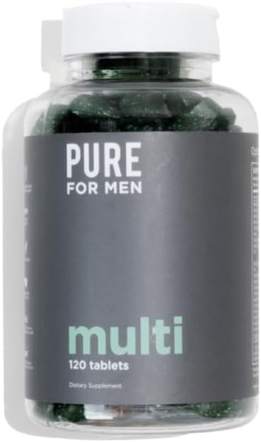 Pure for Men Multivitamin Supplement 42 Fruit 120 Vegan