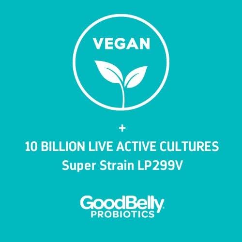 GoodBelly Probiotic Supplement for Digestive Health Support 10 Billion (30 Capsules