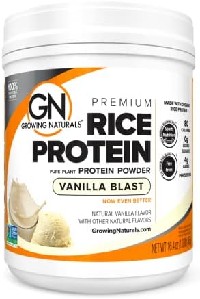| Vanilla Rice Powder 15g Plant 2.8G BCAA, (16.4 Ounce 1))