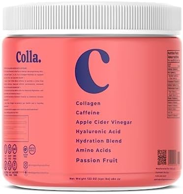 Collagen Peptides Powder with Natural Caffeine 18G Collagen Serving-30 Servings