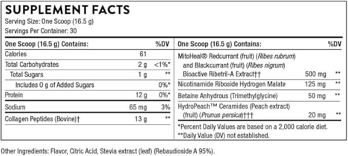 THORNE Collagen Plus 17.5 Oz 30 Servings