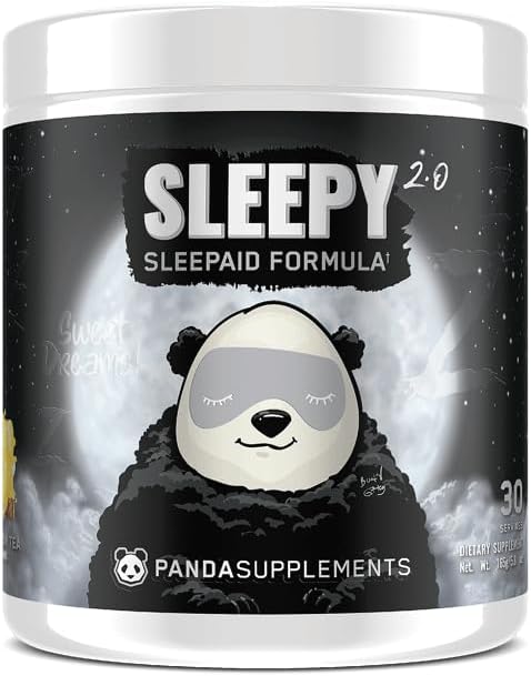 Underground Bio Labs™ Panda SUPPS – 2.0 Natural 5mg Melatonin, 300mg GABA, 30 Servings