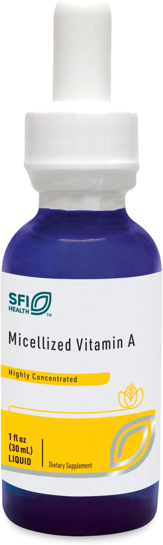 Klaire Labs Micellized Vitamin A Liquid 5000 IU (1 oz 600 Servings)