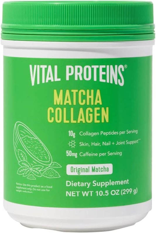 Vital Proteins Matcha Collagen Peptides Powder 10.5 oz,