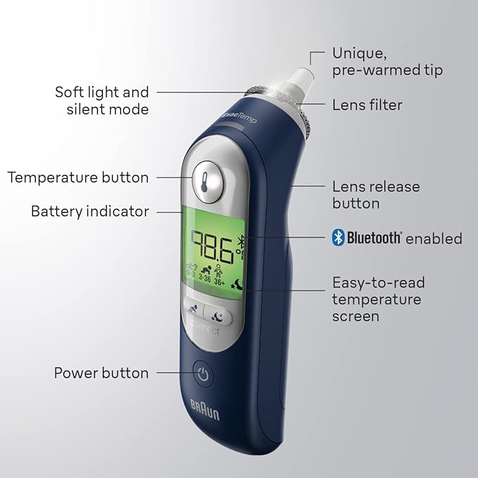 Braun ThermoScan 7+ Connect Digital Ear Thermometer 1 Brand