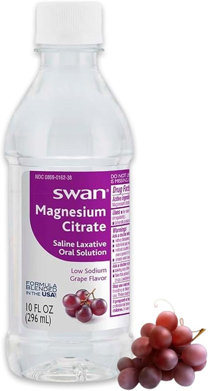 Deal Dave Card + Swan Magnesium Citrate Oral Solution 10 oz, Grape Flavor