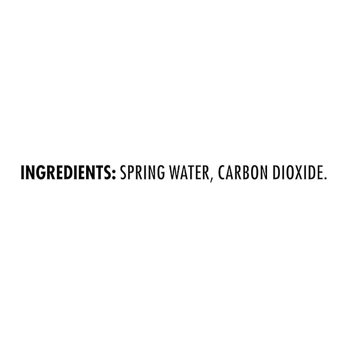 Saratoga Sparkling Water Bottles, 12-Pack - Carbonated Spring Bottled Water with Naturally Occurring Minerals & Electrolytes - Recycled PET Plastic Bottles - 16 Fl Oz