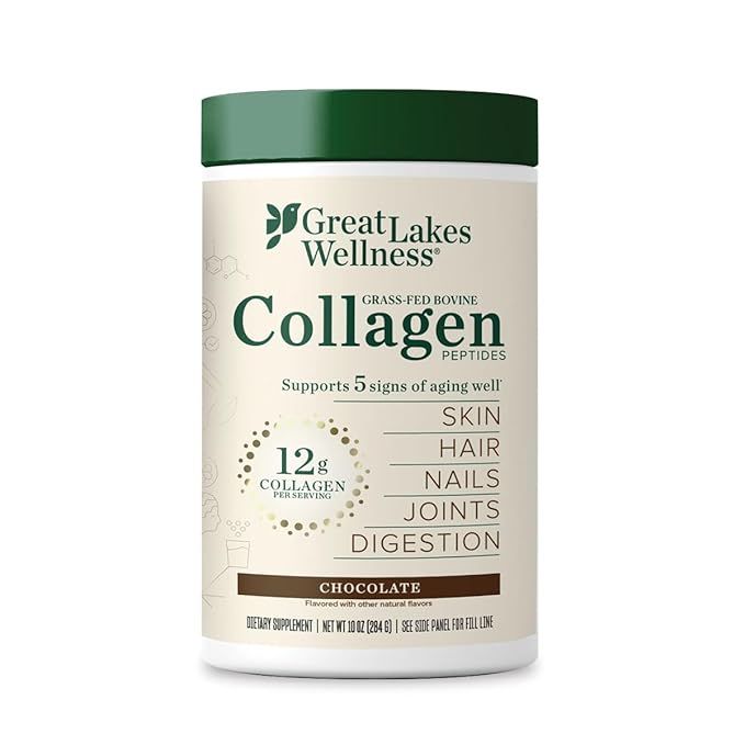 Great Lakes Wellness Collagen Peptides Powder 10 oz