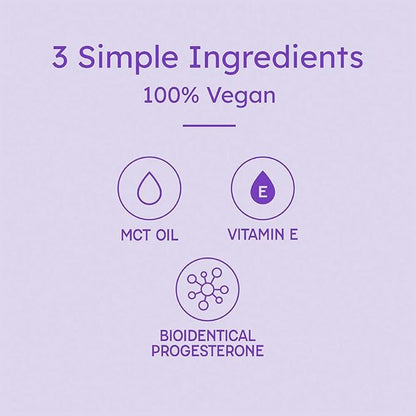 Proov Balancing Oil for Face and Body with 2500 mg bio-identical USP Natural Progesterone, MCT Oil and Vitamin E Oil l Vegan Moisturzing Skincare For Women | 1 Fluid oz/30mL