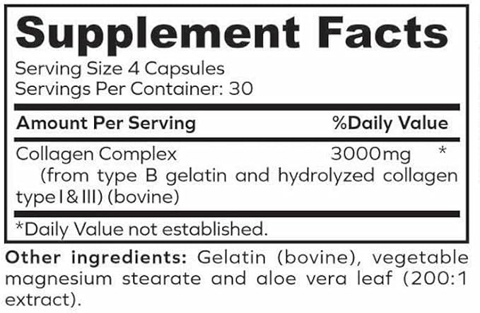 Collasyn Advanced Collagen Peptides Capsules, 120