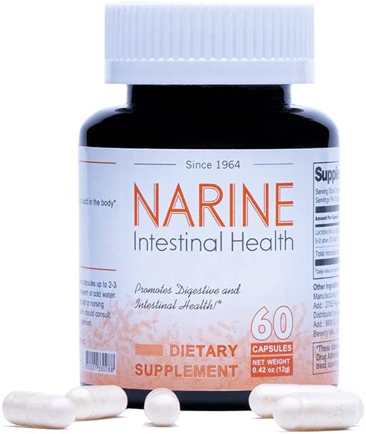 Asma Narine Intestinal Health Probiotic Supplement 60 Capsules