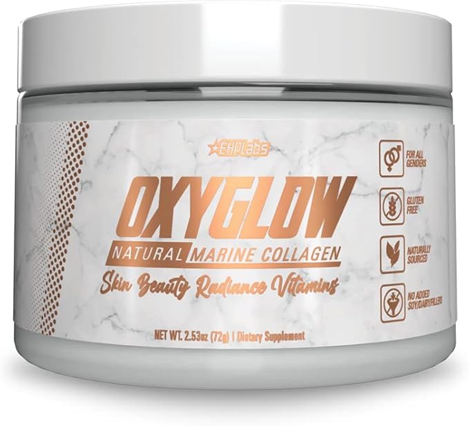 EHP Labs OxyGlow Natural Marine Collagen Powder 30 Serves