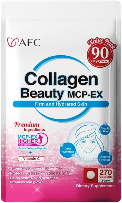 AFC Japan Collagen Beauty MCP-EX 1.5X Better 90 Days