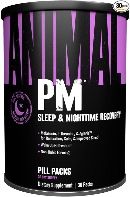 Animal PM - Zinc, Magnesium, Vitamin B6, GABA 30 Count
