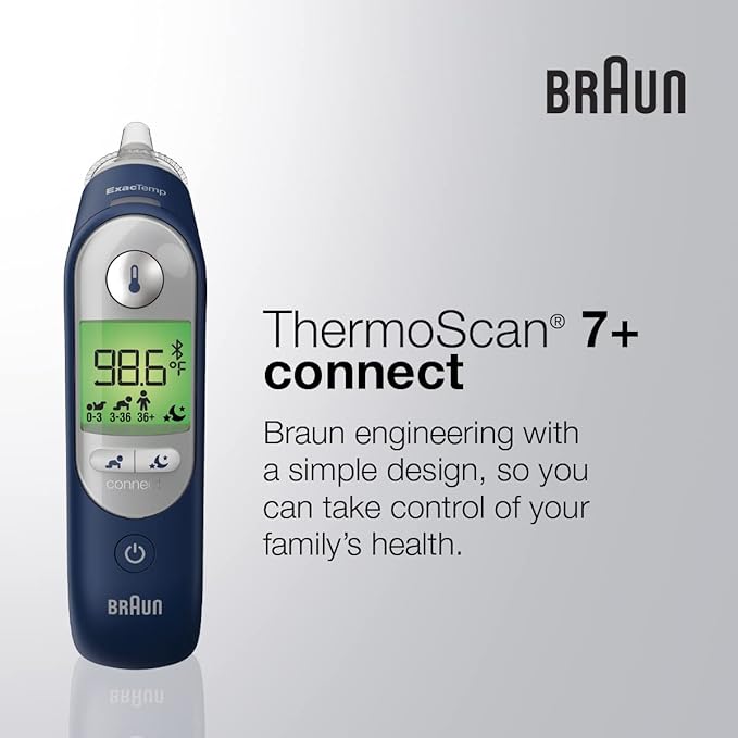 Braun ThermoScan 7+ Connect Digital Ear Thermometer 1 Brand