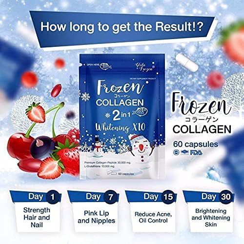 Double pack : Frozen Detox+Frozen Collagen x10 Glutathione 10000 mg