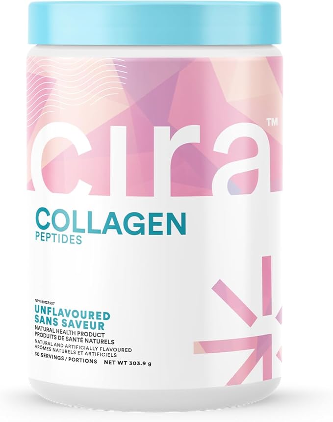 Cira Glow-Getter Collagen Peptides Powder for Women 30 Servings,