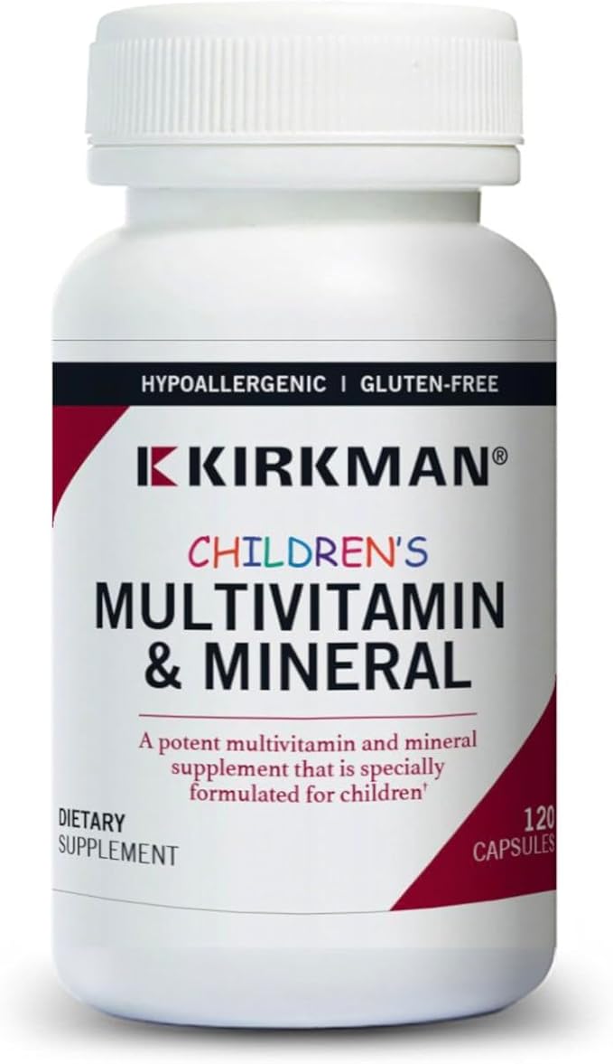 Kirkman - Kids Multivitamin and Mineral D3 - 120 Capsules
