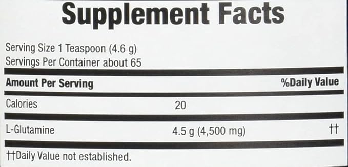 Body Fortress Pure Glutamine Powder, 10.6
