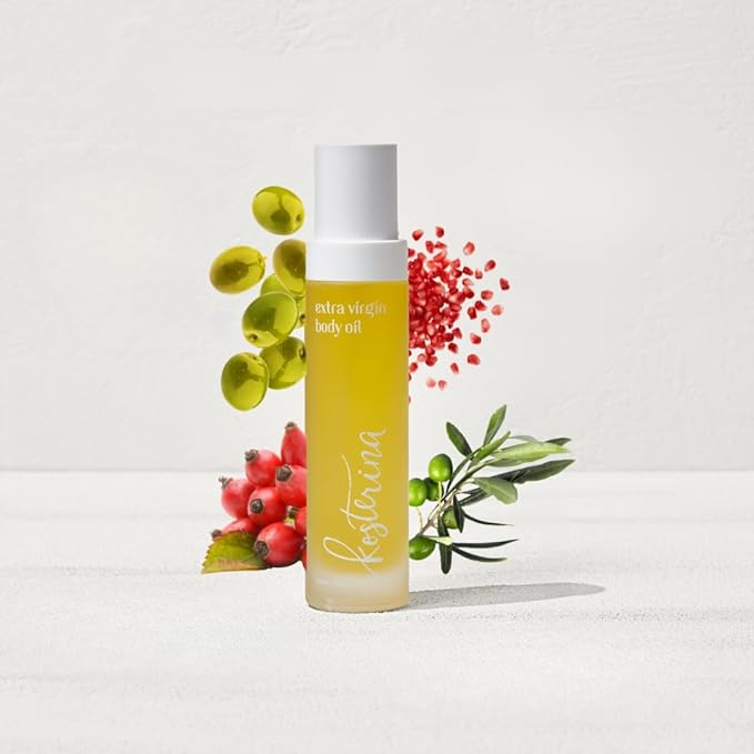 Kosterina - Extra Virgin Body Oil – Clean, Hydrating, All Natural, High Antioxidants, Herb Spice Essential Oil Blend | 3.38oz (100ml)
