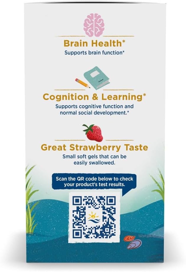 Nordic Naturals Ultimate Omega 2X Teen, Strawberry 60 Mini 1120 mg Omega-3s with 30 Servings