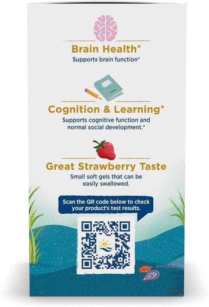 Nordic Naturals Ultimate Omega 2X Teen, Strawberry 60 Mini 1120 mg Omega-3s with 30 Servings