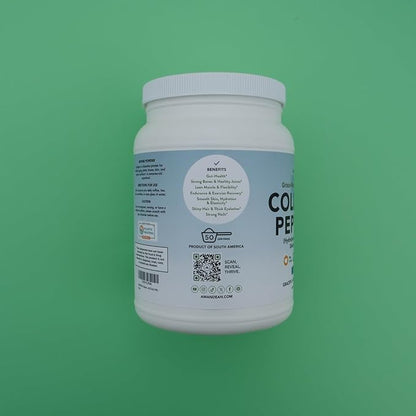 AMANDEAN Collagen Peptides Powder (17.6oz). Grass-Fed