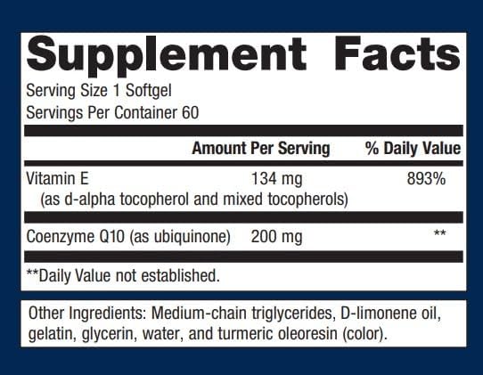 Metagenics CoQ10 ST-200 Q10 - 60 Softgels