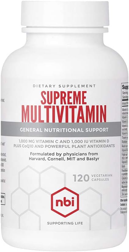 Supreme Daily Multivitamin with Vitamin A, B6, and B12 | 120ct Veggie