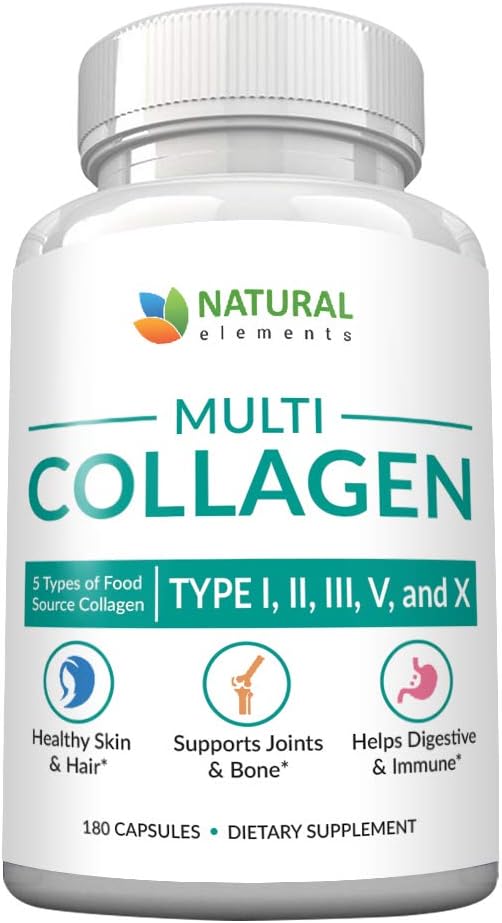 Multi Collagen 180 Protein Capsules 2025mg per