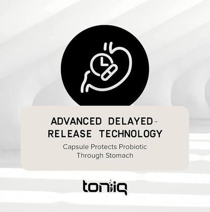 Toniiq 200 Billion CFU Probiotic Supplement 30 Verified