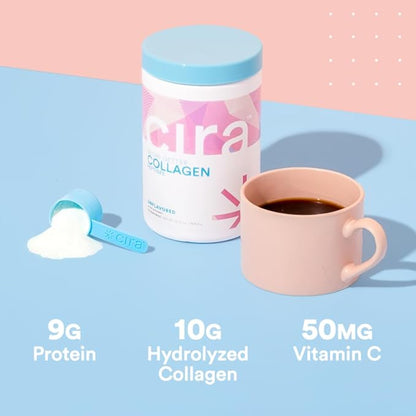 Cira Glow-Getter Collagen Peptides Powder for Women 30 Servings,