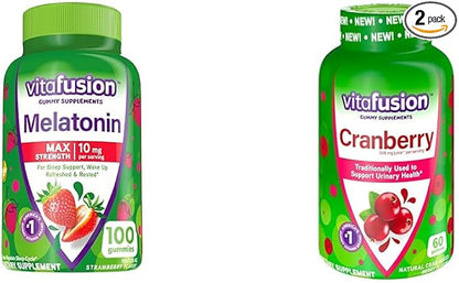 Vitafusion Melatonin 10mg Gummies 50 Day 60 Count
