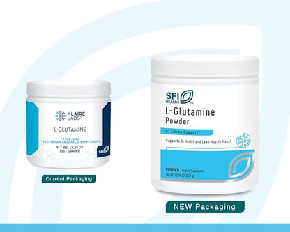 Klaire Labs L Glutamine Powder 5000mg Free-Form (351 G 60 Servings)
