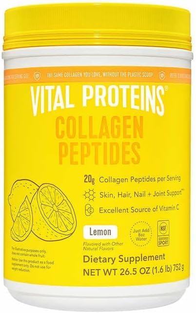 Vital Proteins Collagen Peptides Lemon Flavor, 26.5 Ounce 1 Pack
