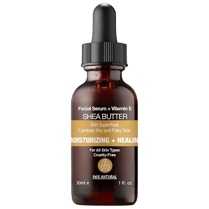 Purifect Smoother Than Butter Shea Butter Facial Serum with Vitamin E Oil, Shea Butter Moisturises Dry Skin, Protects the Skin Barrier, Soothes Irritation and Softens Young Skin 30ml