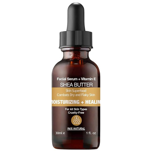 Purifect Smoother Than Butter Shea Butter Facial Serum with Vitamin E Oil, Shea Butter Moisturises Dry Skin, Protects the Skin Barrier, Soothes Irritation and Softens Young Skin 30ml
