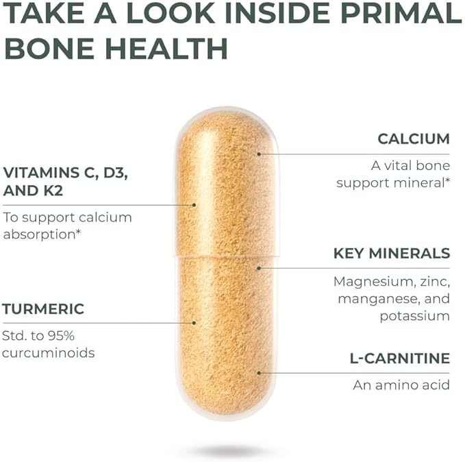 Primal Harvest Primal Bone Health Calcium (120 Capsules)