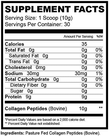 Post Workout & Recovery Hydrolyzed Collagen 100% Pasture