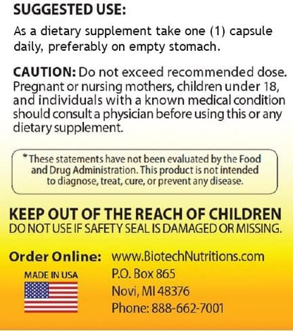 Glutathione 500 mg 120 Vegetable Capsules