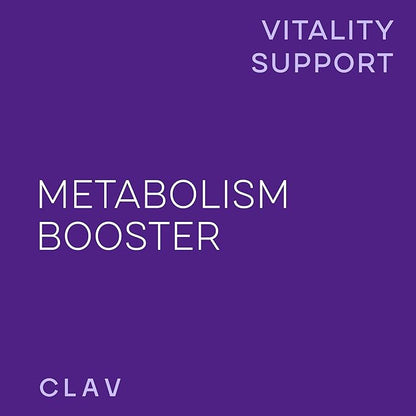 CLAV® N°3 Vitality Support - Vegan Multivitamin - Energy & Focus Supplement - Vitamin B Complex - Guarana, Ginseng, Ginkgo Extract - 60 Capsules - 1 Month