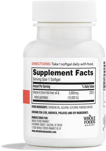 365 by Whole Foods Market, Vitamin 10K IU, 100 Softgels