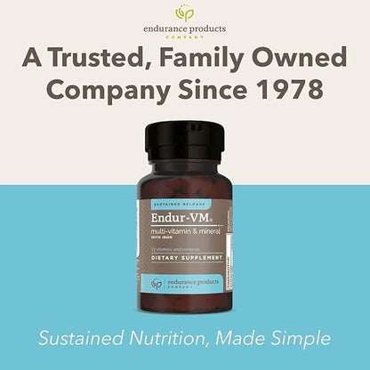 ENDUR -VM with Iron, Daily Multi-Vitamin B12, Calcium 150 Tablets